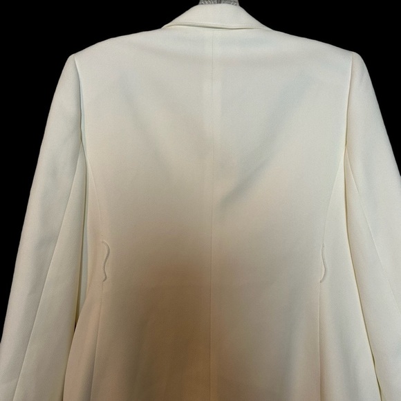 Collection for Le Suit Cream Two Piece Fully Lined Classic Pant Suit Sz. 8P - Picture 8 of 16